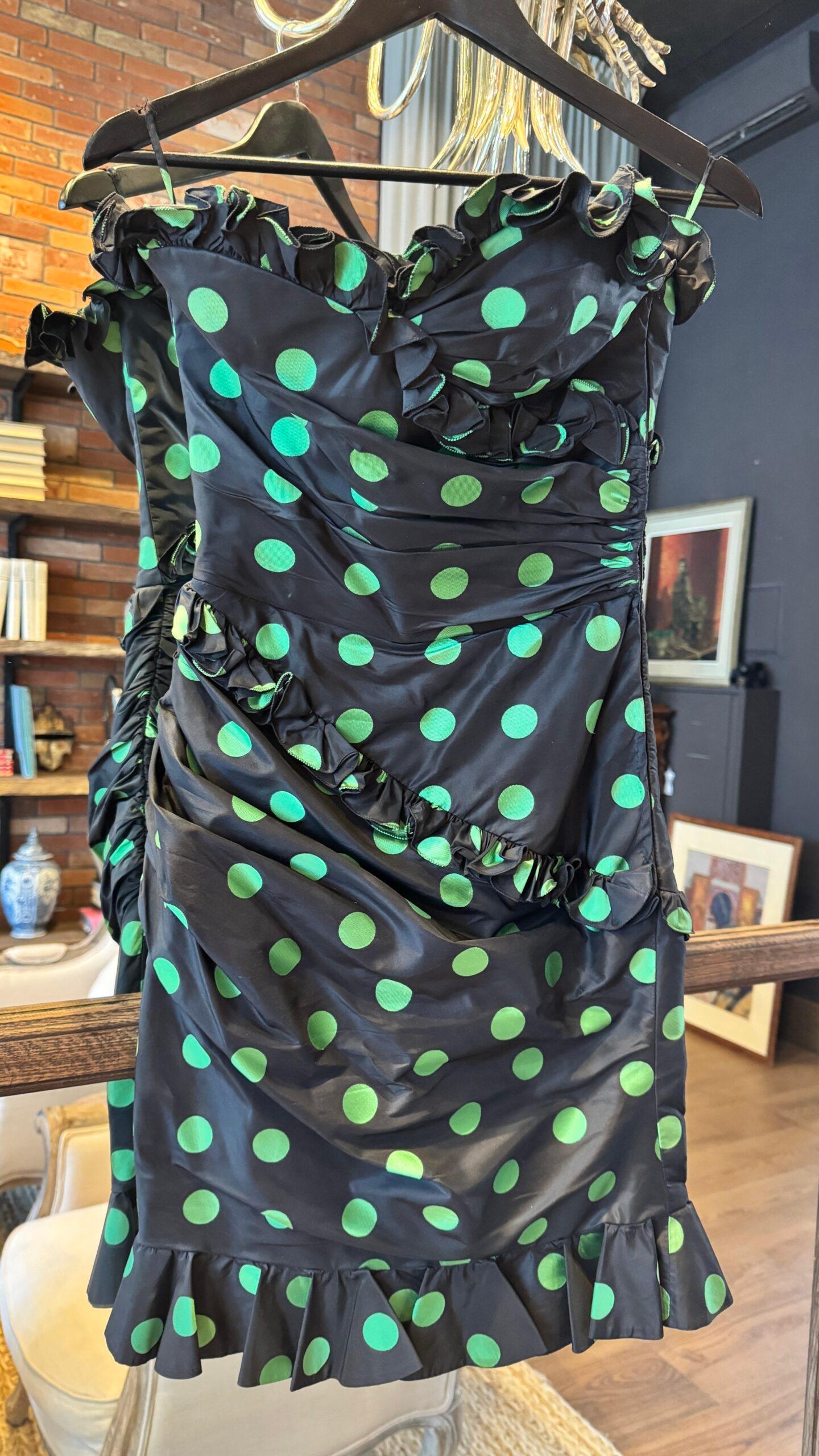 Vintage Ungaro Parallele Seidenkleid, 1980er Jahre (Schwarz) im Angebot