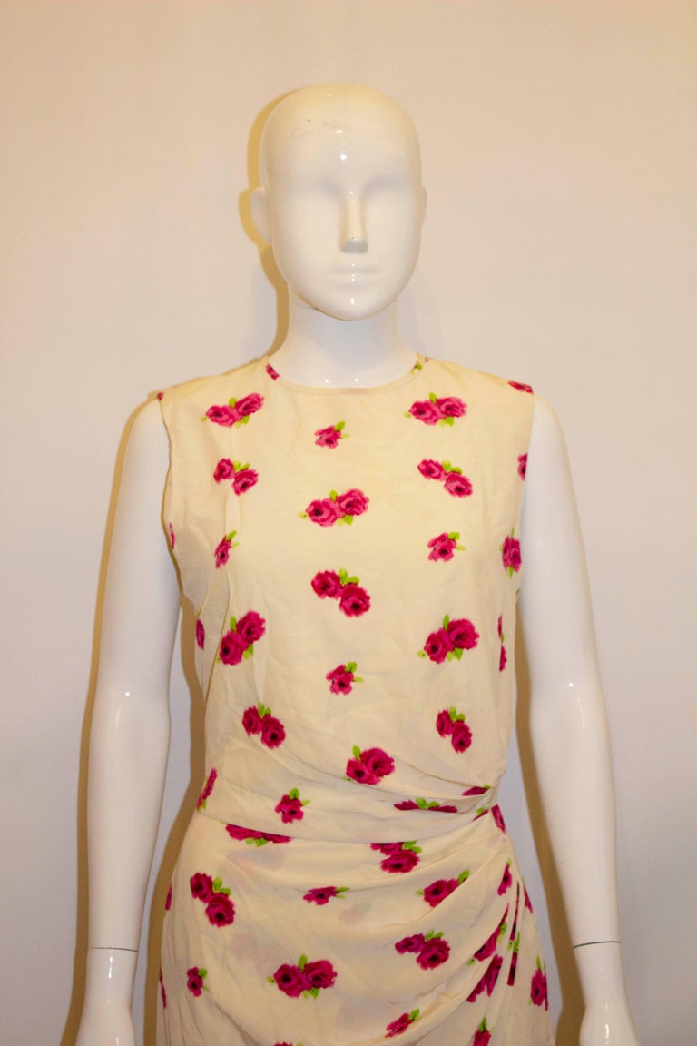 Vintage Ungaro Silk Dress For Sale at 1stDibs