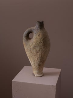 Vaso ad anfora d'epoca in terracotta Tamegrout non smaltata