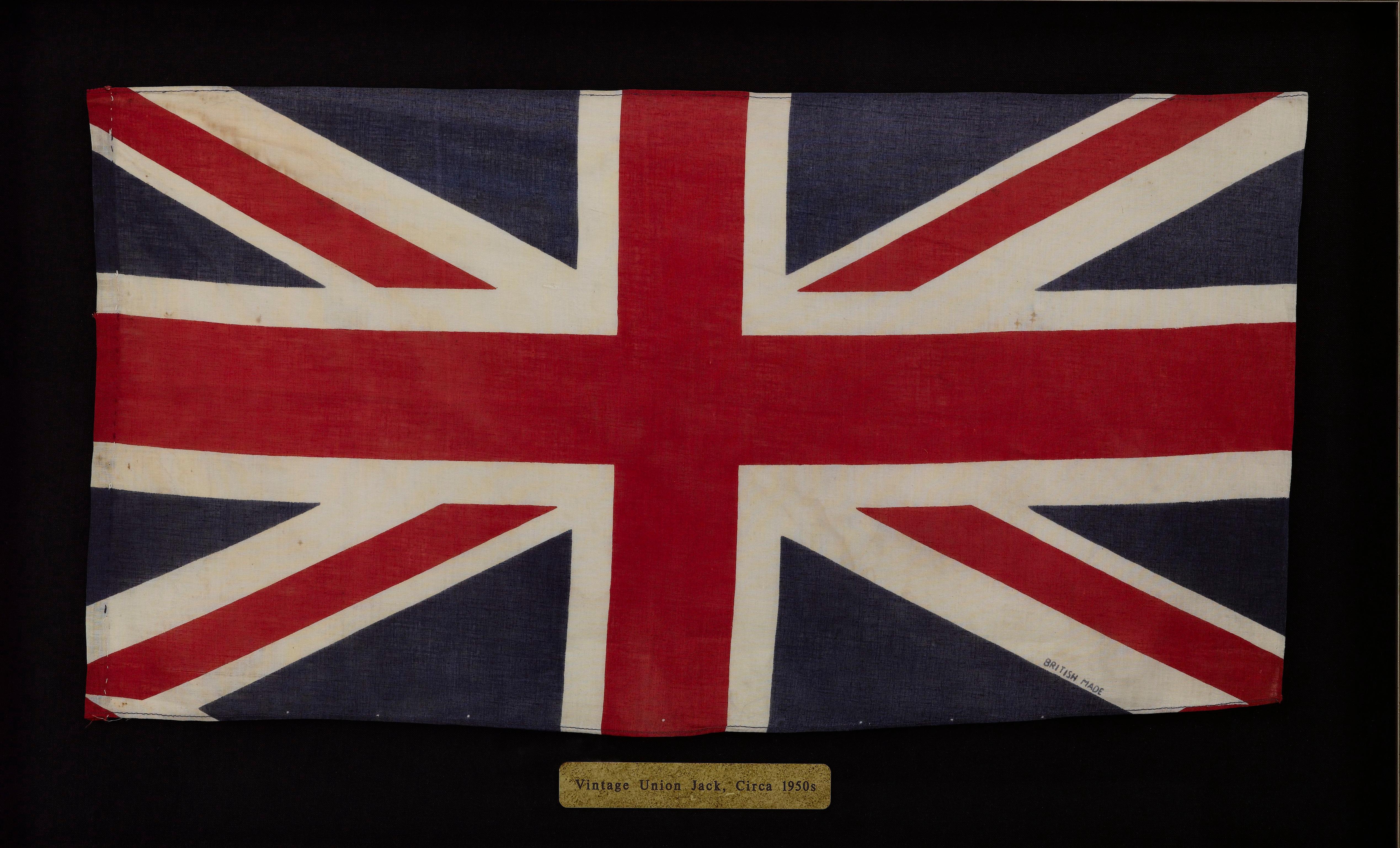 Anglais Union Jack vintage, Circa Vintage, 1950 en vente
