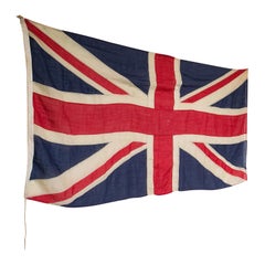 Vintage Union Jack, English, Cotton, Flag, UK, Great Britain, 1945