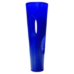 Vintage Unique Art Glass Vase by Goeran Waerff for Kosta