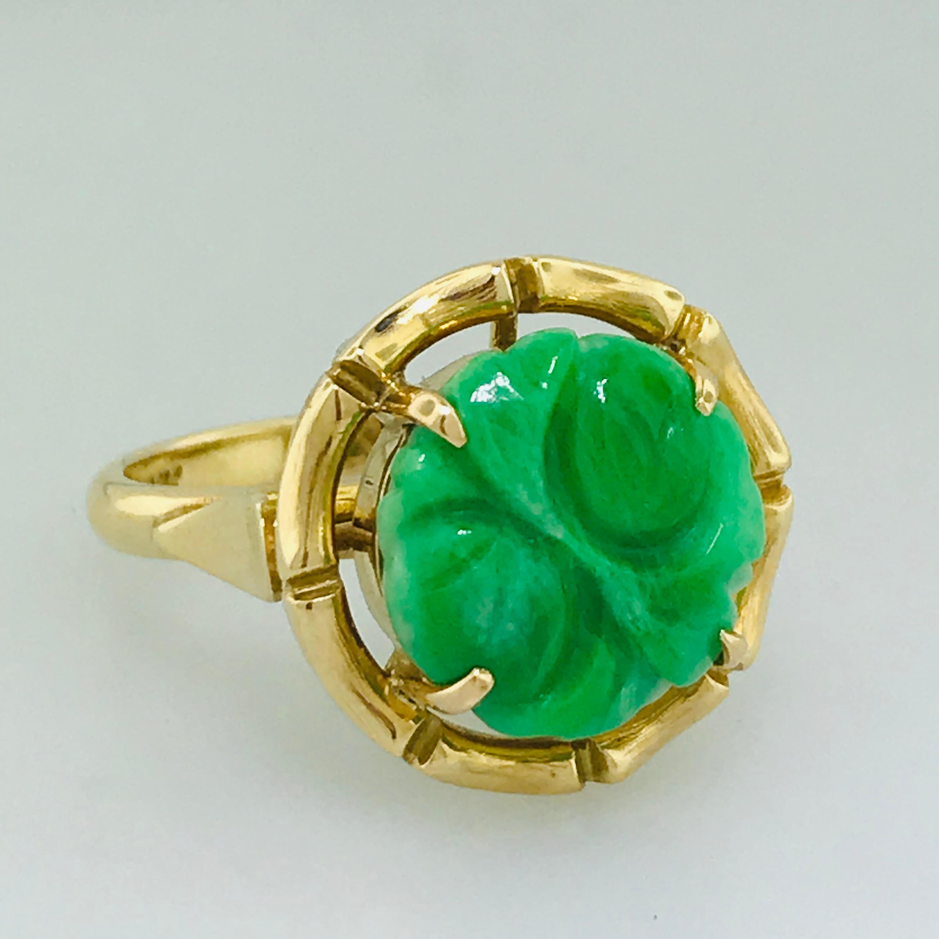 carved jade rings