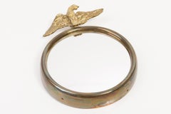 Vintage Unique Small Gold Decorative Mirror with Eagle, Europe, 1960s