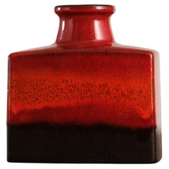 Vintage Unique Square-Form Vase, West Germany
