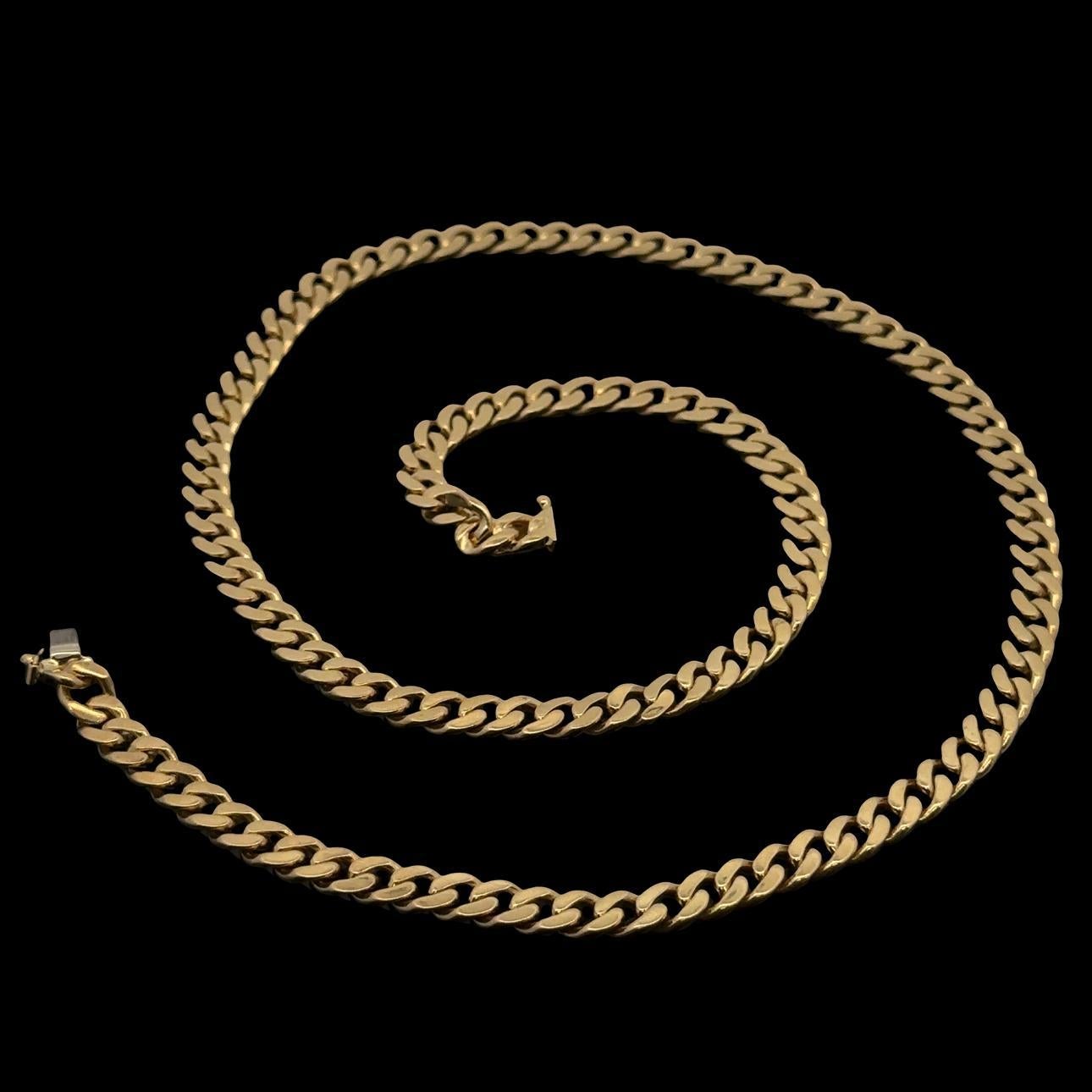Vintage Unisex 18k Solid Yellow Gold 21