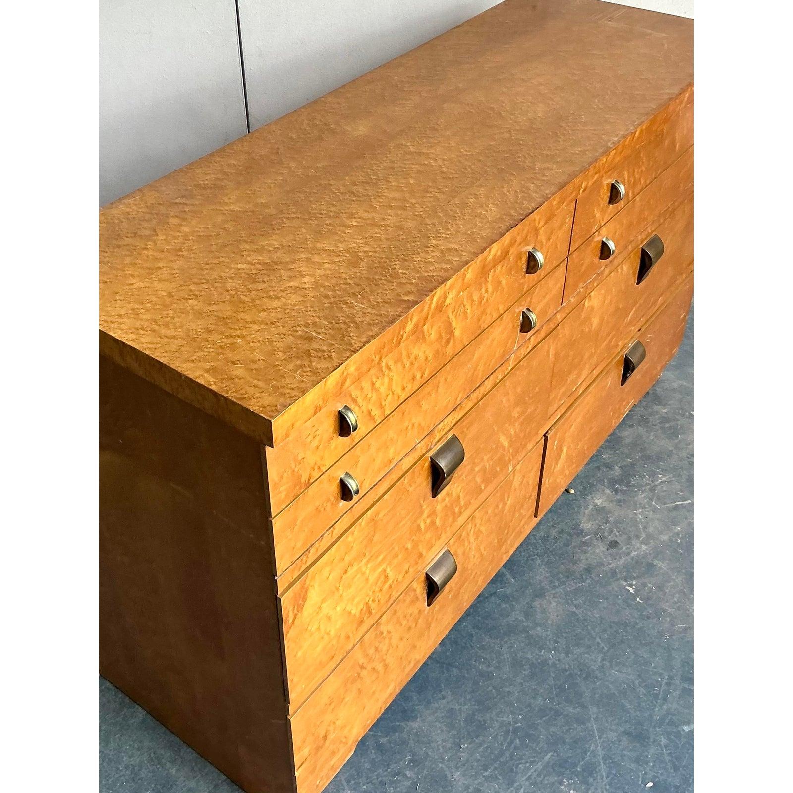 Vintage United Furniture Wurzelholz Kommode (Moderne der Mitte des Jahrhunderts) im Angebot