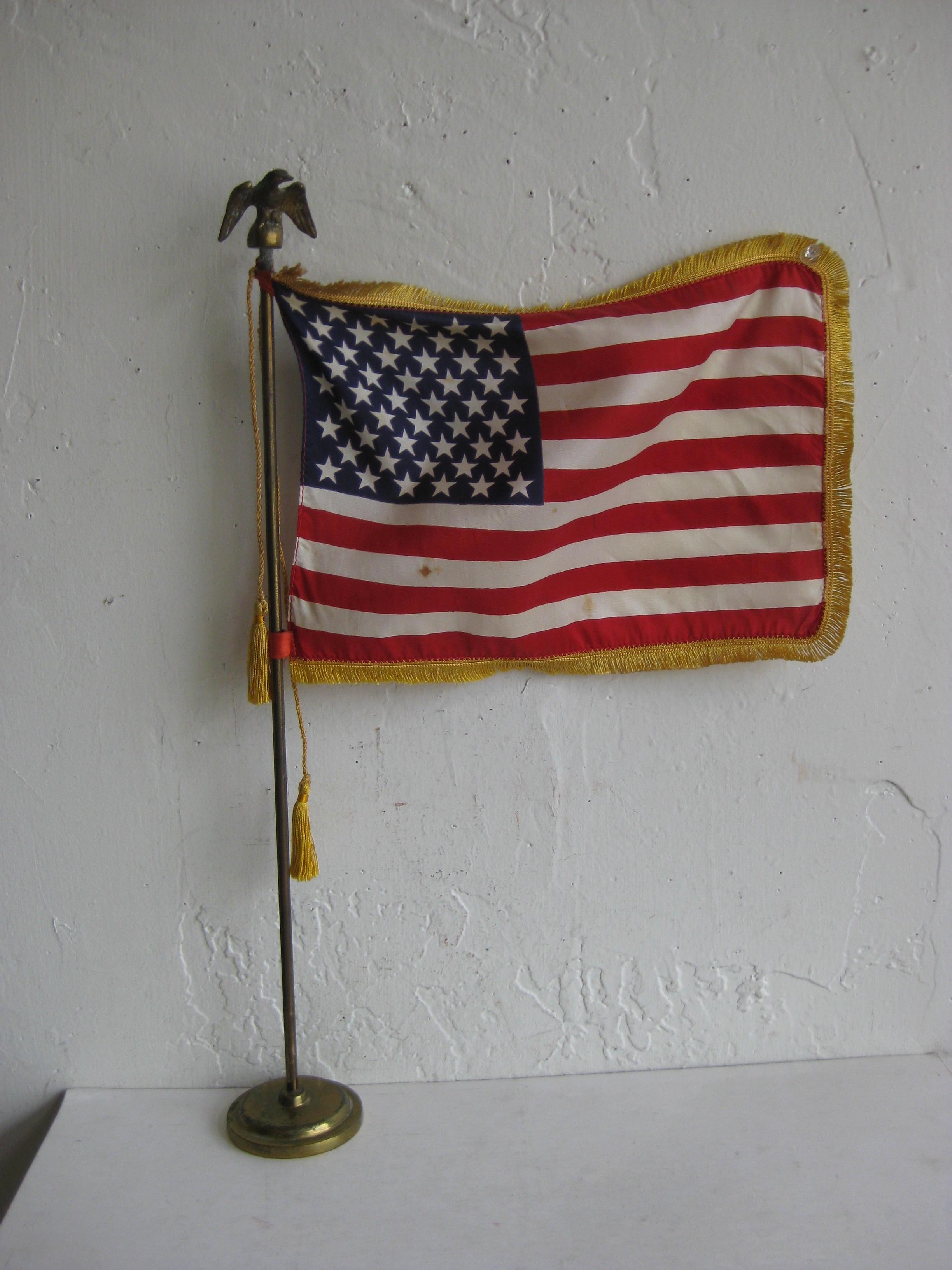 antique flag pole