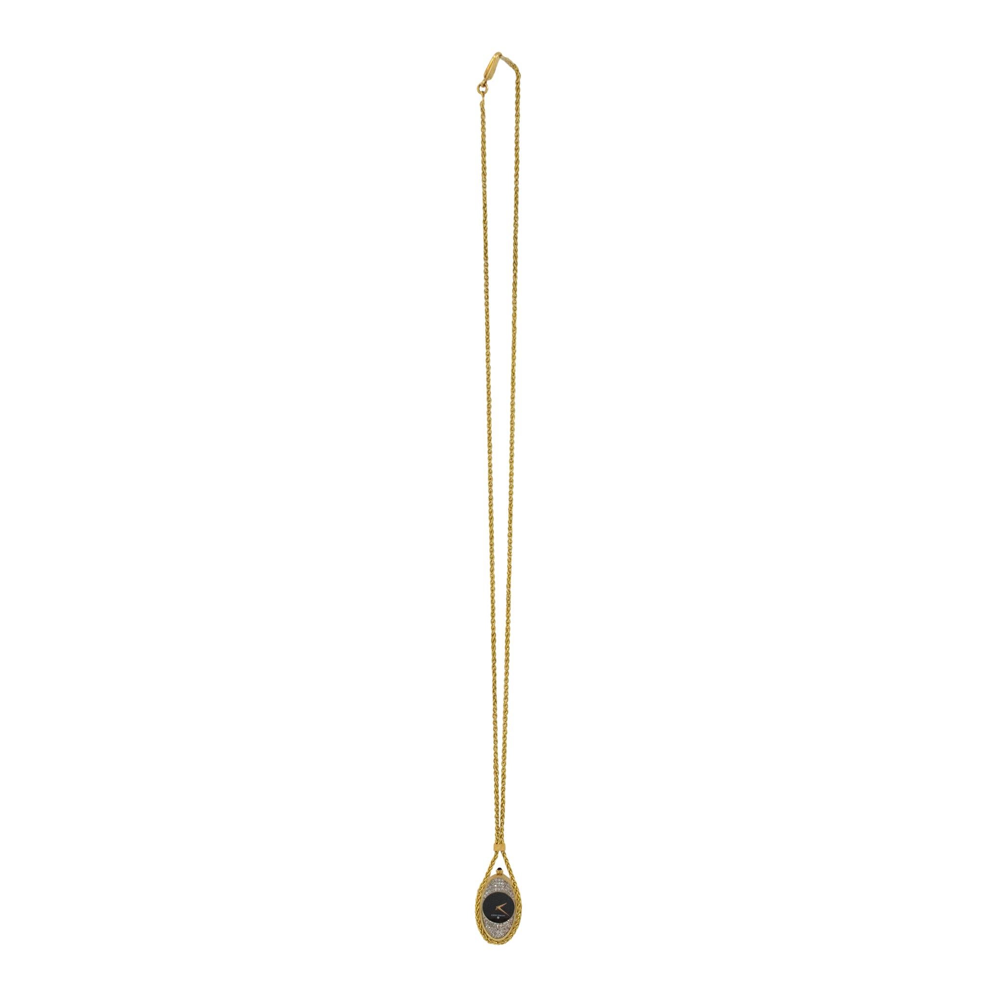 Marke: Universal Genf

Geschlecht: Damen

Metall Typ: 18K Gelbgold

Länge: 28.00 Zoll

Kettenbreite: 2.20 mm

Gewicht: 36,83 Gramm

Damen Universal Geneve 18K Gelbgold Einzelstrang Diamant Vintage Uhrenkette. Das Metall wurde getestet und es wurde