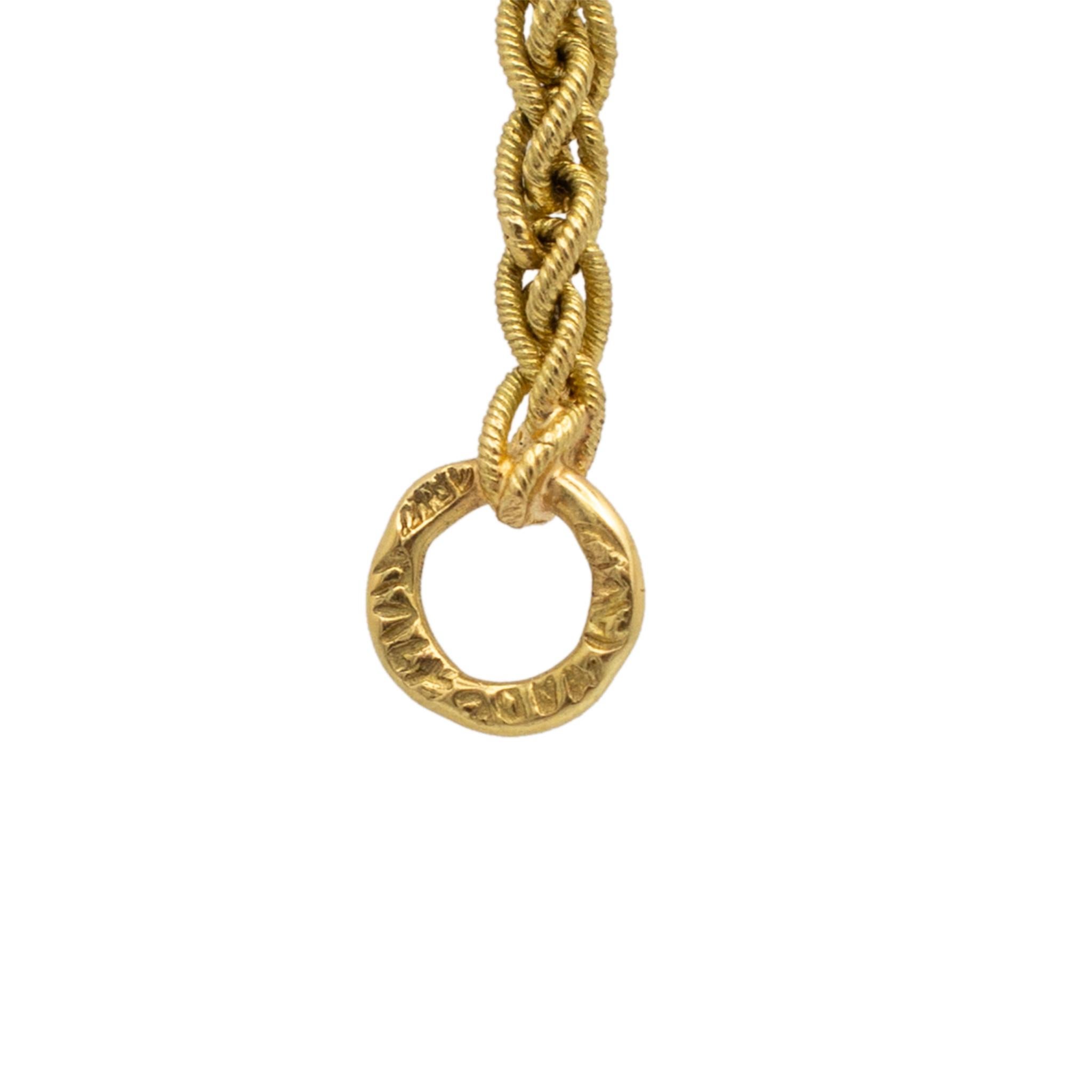 Vintage Universal Geneve 04971 18K Yellow Gold Diamond Watch Pendant Necklace For Sale 3
