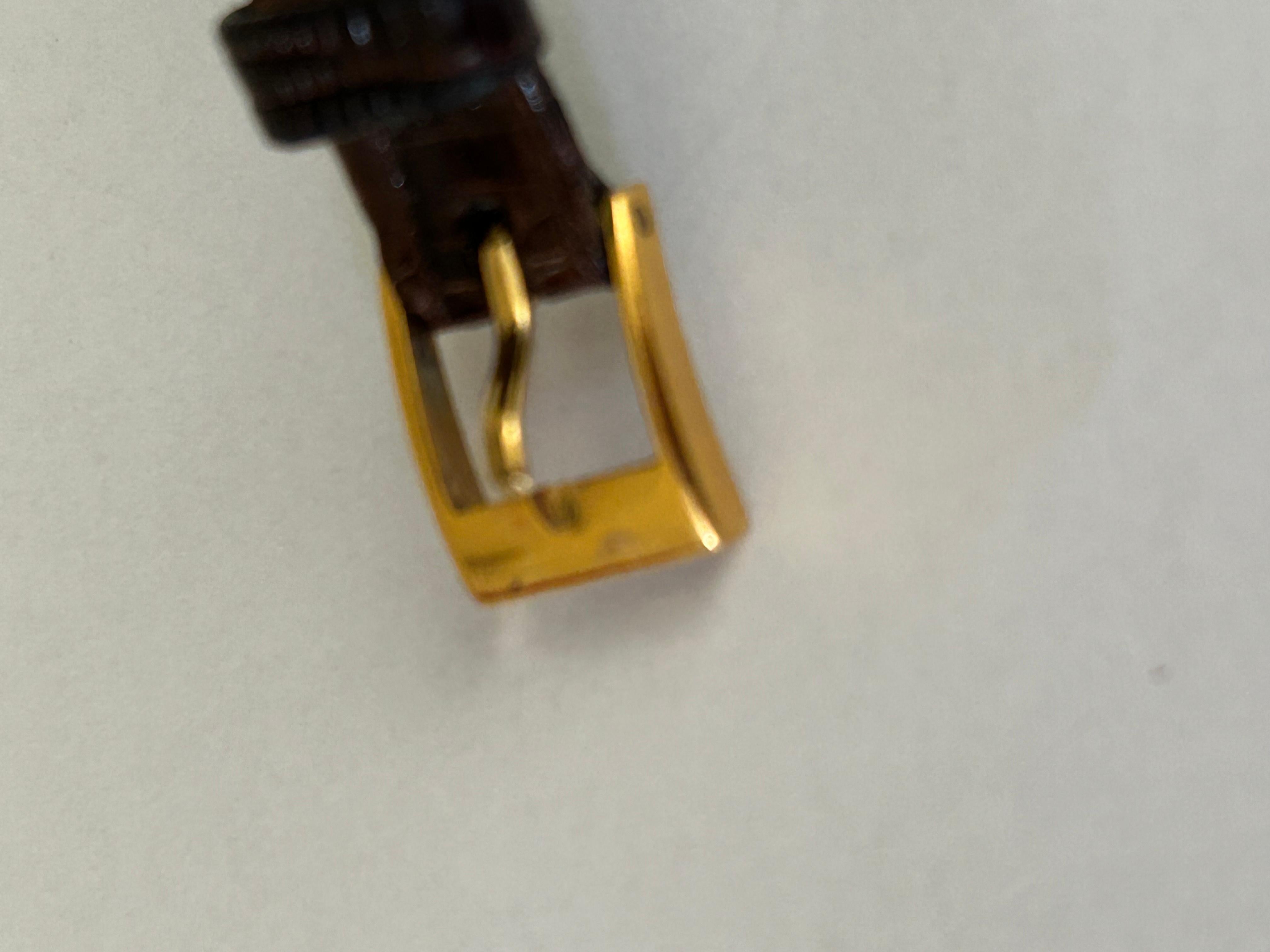 Vintage Universal Geneve 18k Rose Gold Wristwatch 1950 For Sale 11
