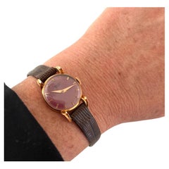 Vintage Universal Geneve 18k Rose Gold Wristwatch 1950