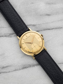 Vintage 1970s Movado 18K YG Manual Wind Small Seconds 32mm