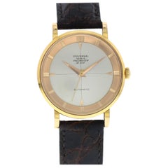 Vintage Universal Geneve Polerouter De Luxe Automatic 1761383