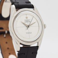 Universal Geneve Polerouter Montre vintage en acier inoxydable, 1957