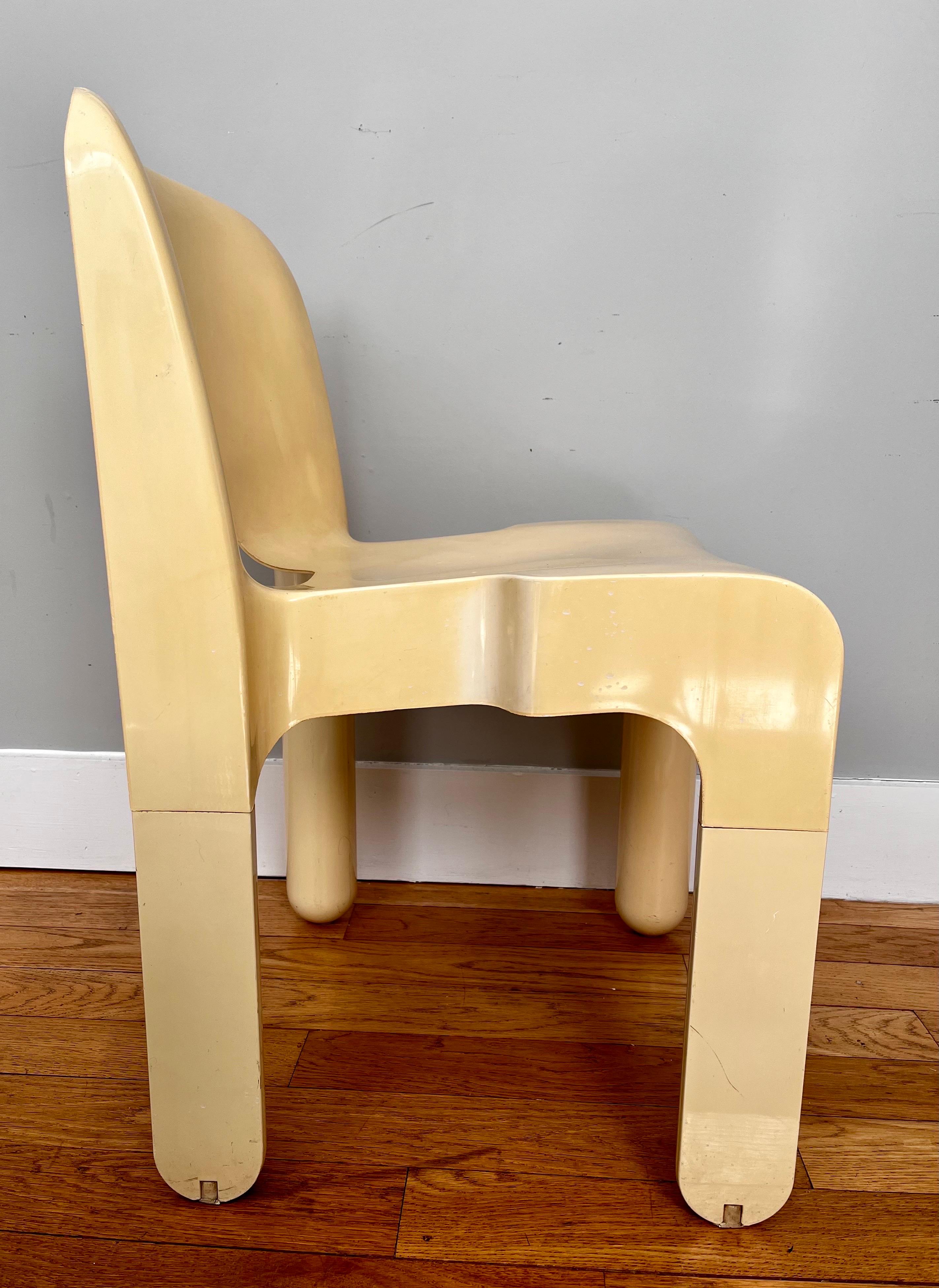 Italian Vintage Universale Chair by Joe Colombo for Kartell, Italy, 1972 For Sale