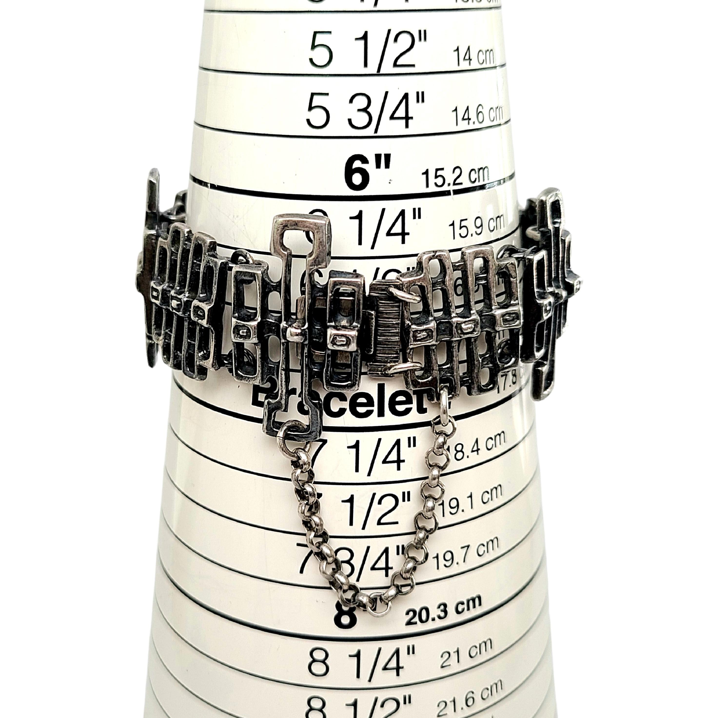 Unn Tangerud for David Andersen Norway Sterling Silver Link Bracelet For Sale 1