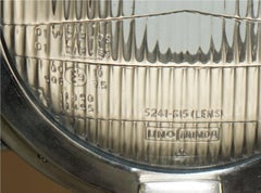 VINTAGE UNO MINDA CAR HEADLIGHT MADE IN TO A FLOOR STANDING SEARCH LiGHT LAMP