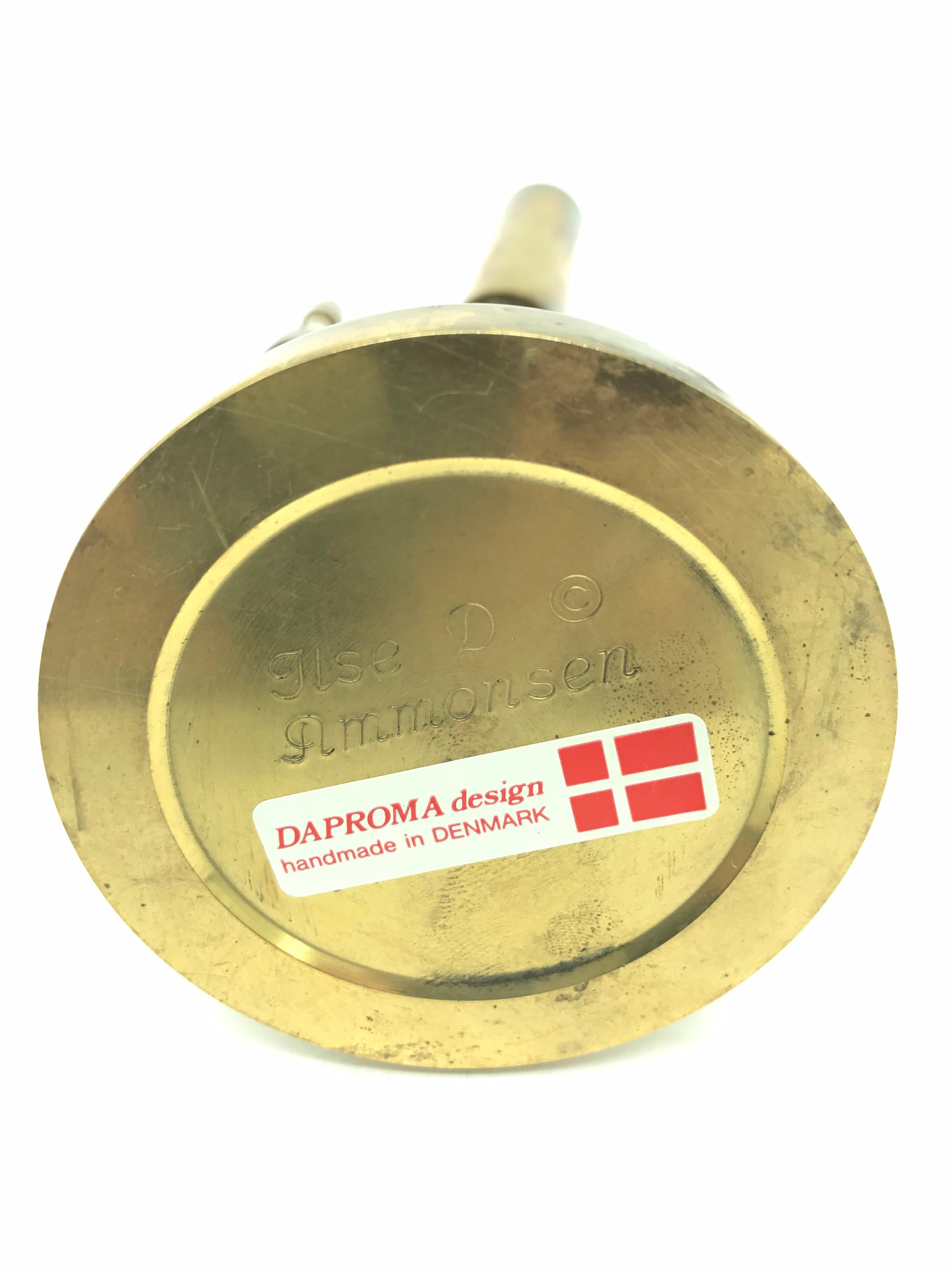 Vintage Unused Danish Midcentury Oil Lamp by Ilse Ammonsen for Daproma Design  2