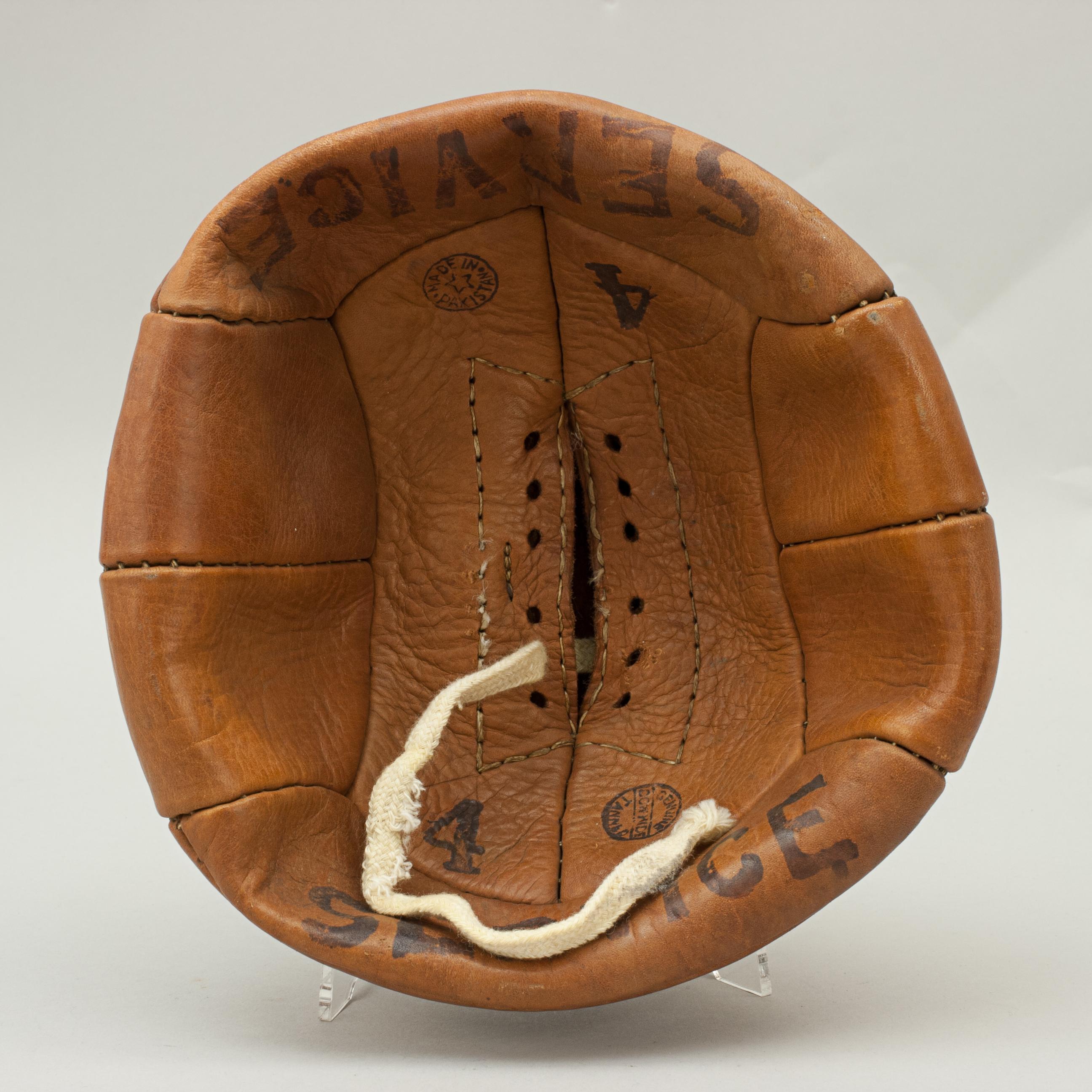 how to condition leather football