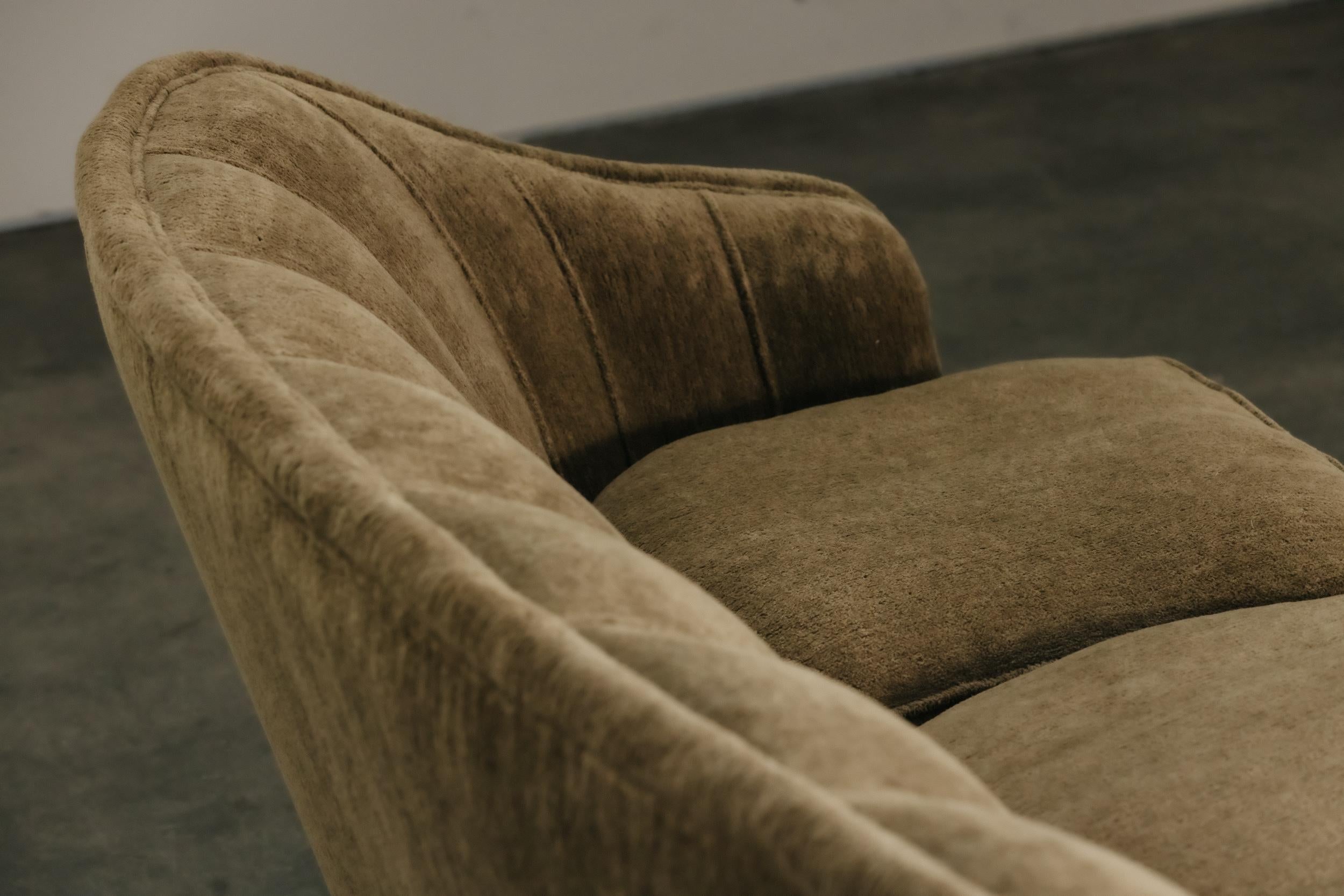 Milieu du XXe siècle Sofa Vintage rembourré de Gio Ponti d'Italie, vers 1960 en vente