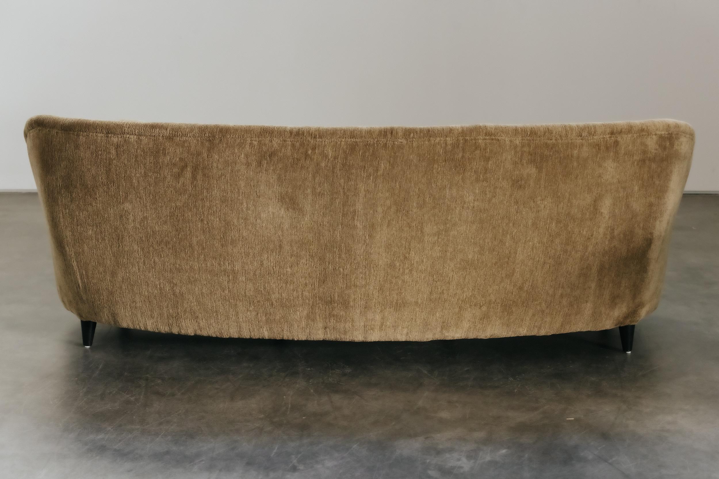 Sofa Vintage rembourré de Gio Ponti d'Italie, vers 1960 en vente 1
