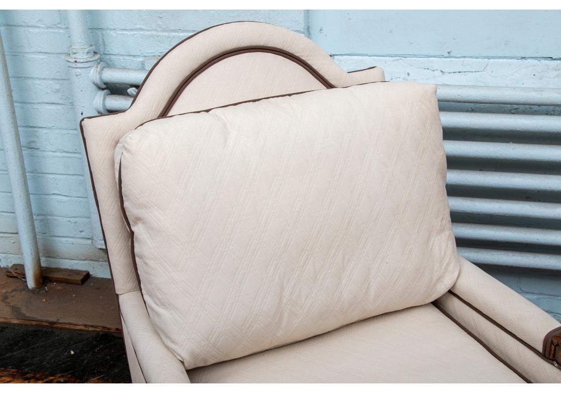 French Provincial Vintage Upholstered Bergere For Sale