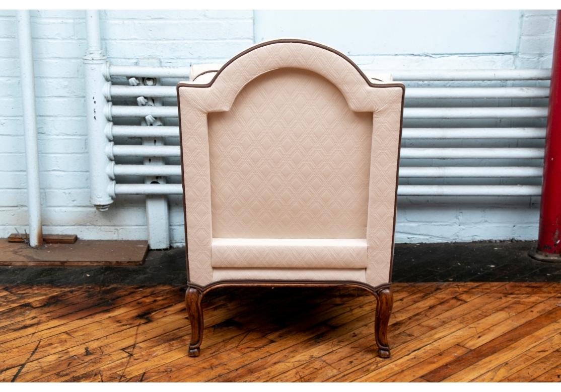 Vintage Upholstered Bergere For Sale 3