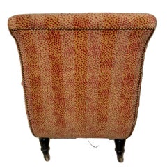 Vintage Upholstered Peacock Chair