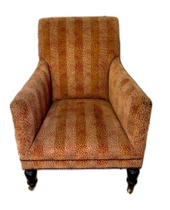 Sedia pavone imbottita vintage