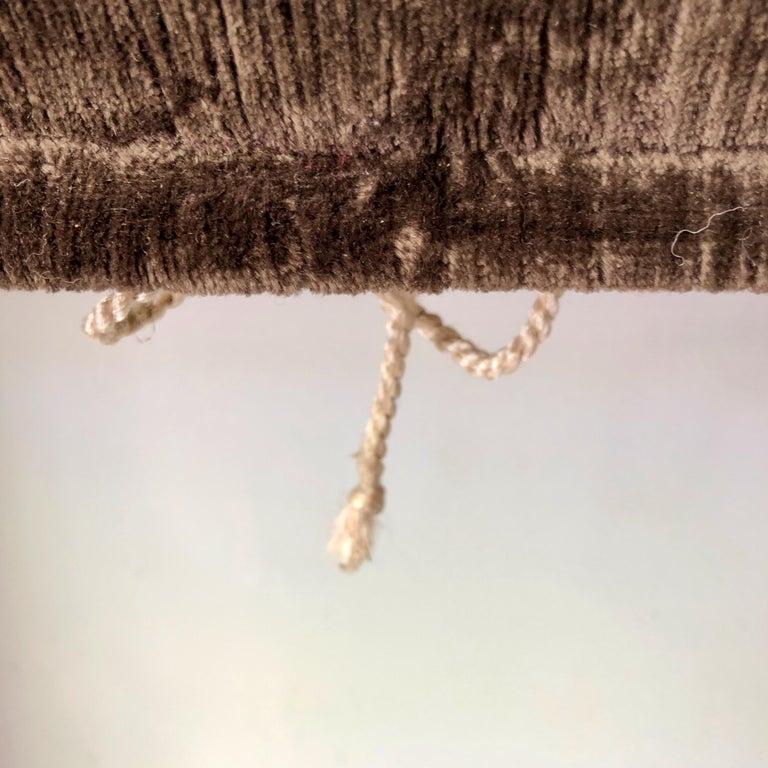 Vintage Uphostered Headboard with Linen Velvet Slipcover by Anichini at