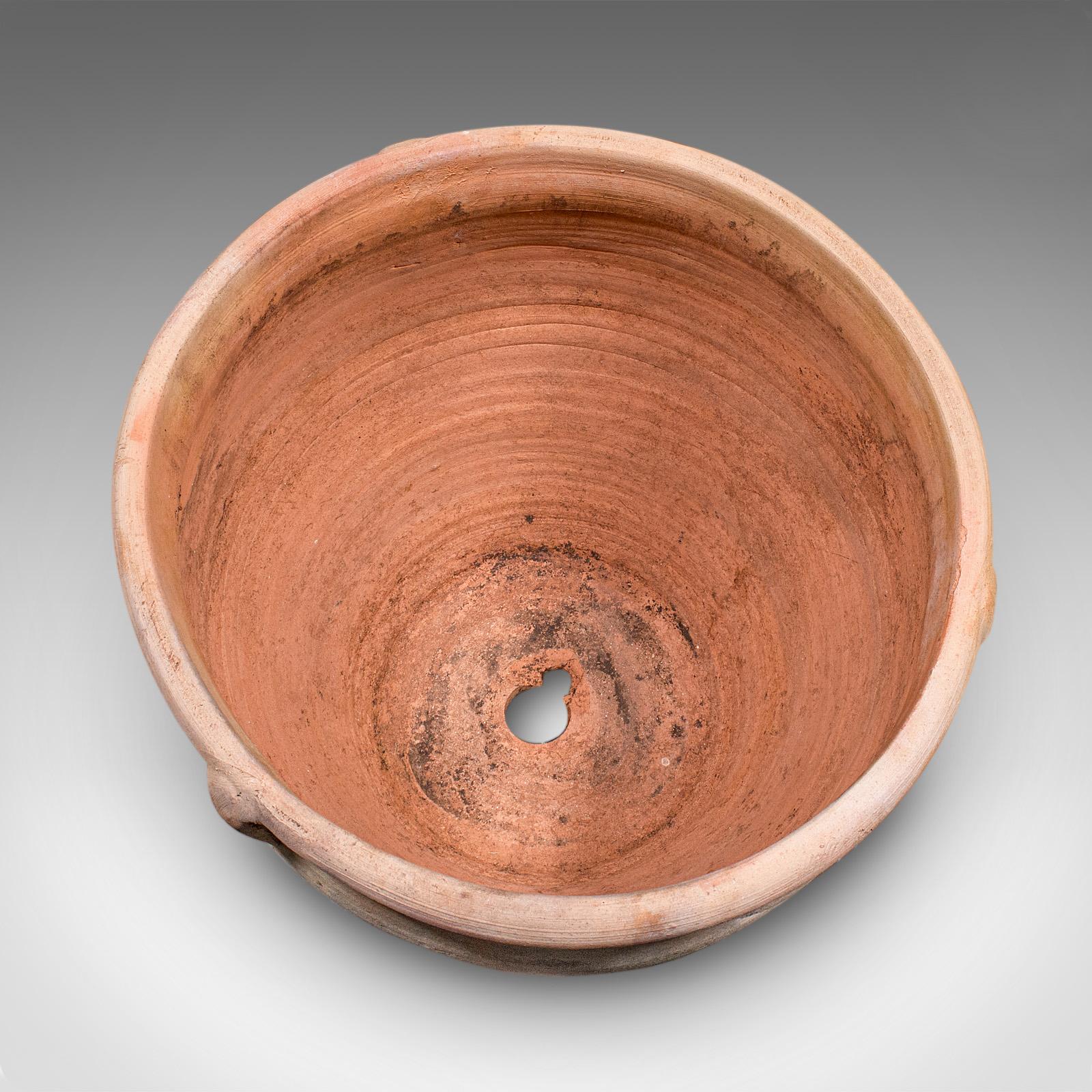 Vintage Urn Planter, Italian, Terracotta, Patio Jardiniere, Mid Century, C.1960 For Sale 2