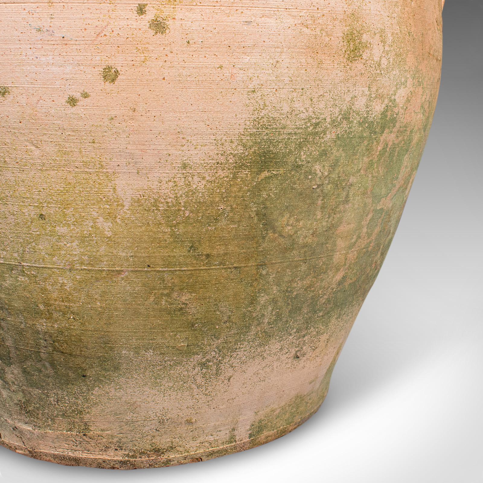 Vintage Urn Planter, Italian, Terracotta, Patio Jardiniere, Mid Century, C.1960 For Sale 4