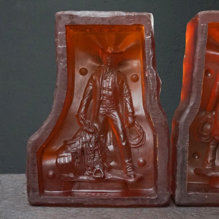 Vintage US 1994 Rubber Negative Doc Holliday Ceramic Mould Cowboy Rough