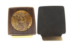 Vintage U.S. Great Seal Bookends, Circa 1950s