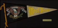 Vintage U.S. Military Academy West Point Felt Pennant, circa 1940s