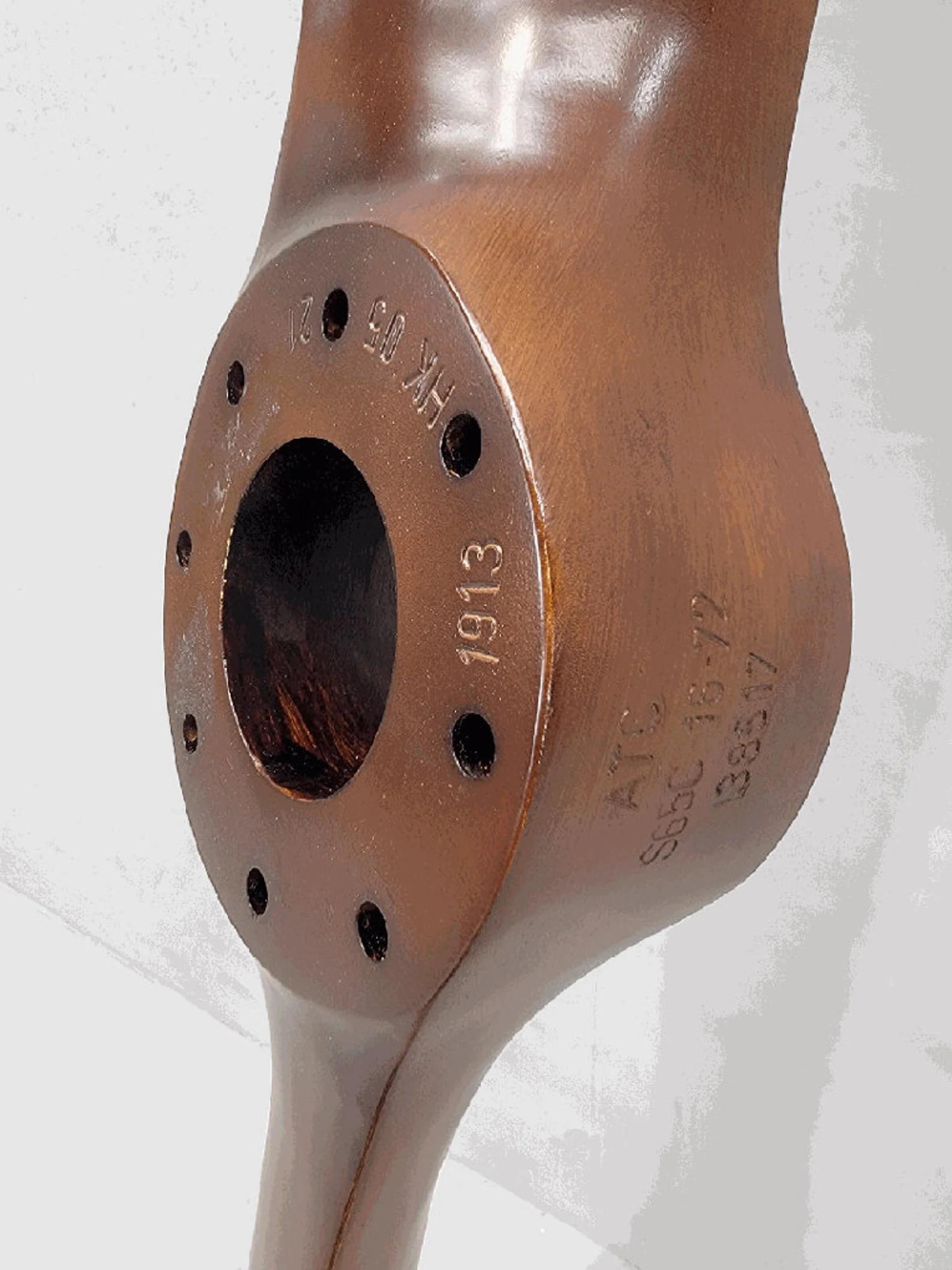 American Craftsman Vintage U.S. WWII Era Boeing PT-17 Stearman Wood Propeller For Sale