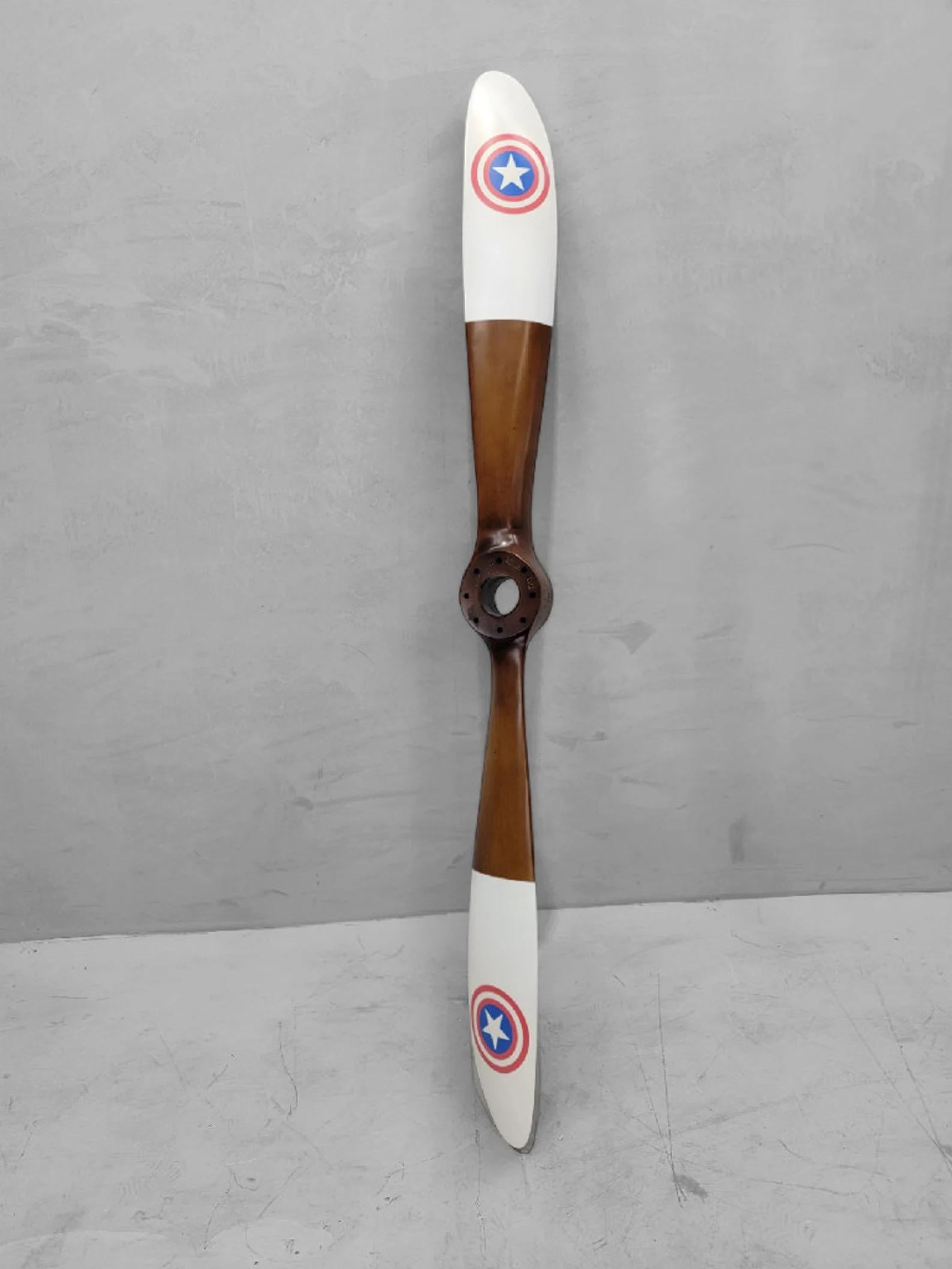 20th Century Vintage U.S. WWII Era Boeing PT-17 Stearman Wood Propeller For Sale