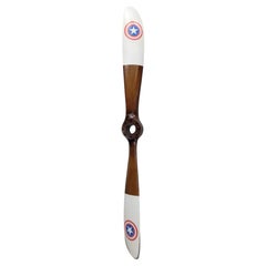 Vintage U.S. WWII Ära Boeing PT-17 Stearman Holz Propeller