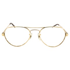 Vintage U.S.A 12 kt Gold Filled Aviator Glasses Frame