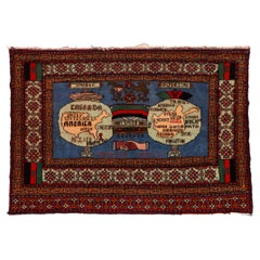 Vintage USA/Afghanistan Alliance Rug