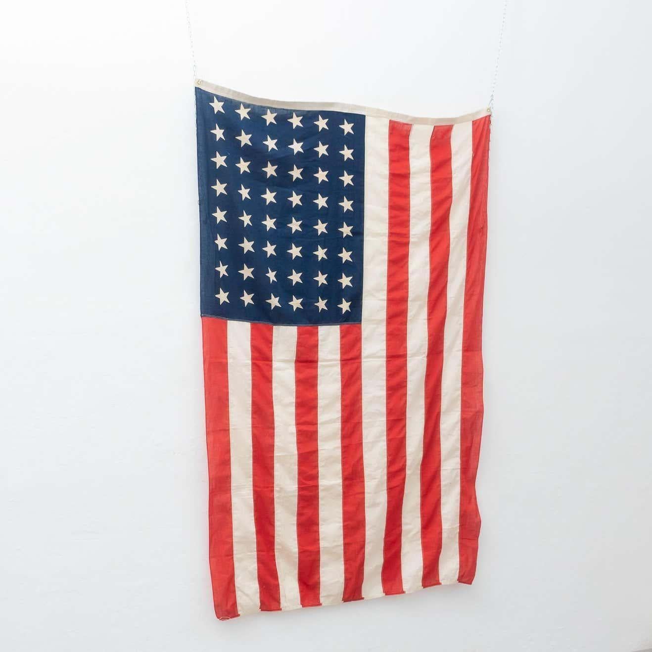 Mid-Century Modern Vintage USA Flag, circa 1940