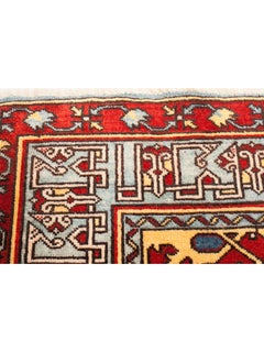 Vintage Ushak Lorenzo Lotto Carpet Oushak Turkish Revival Rug Natural Dyed