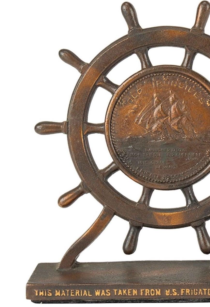 Early 20th Century Vintage USS Constitution Plaque