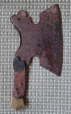 Vintage USSR Axe: 1940s, Heavy and Distinctive, 30x13cm, 1J184