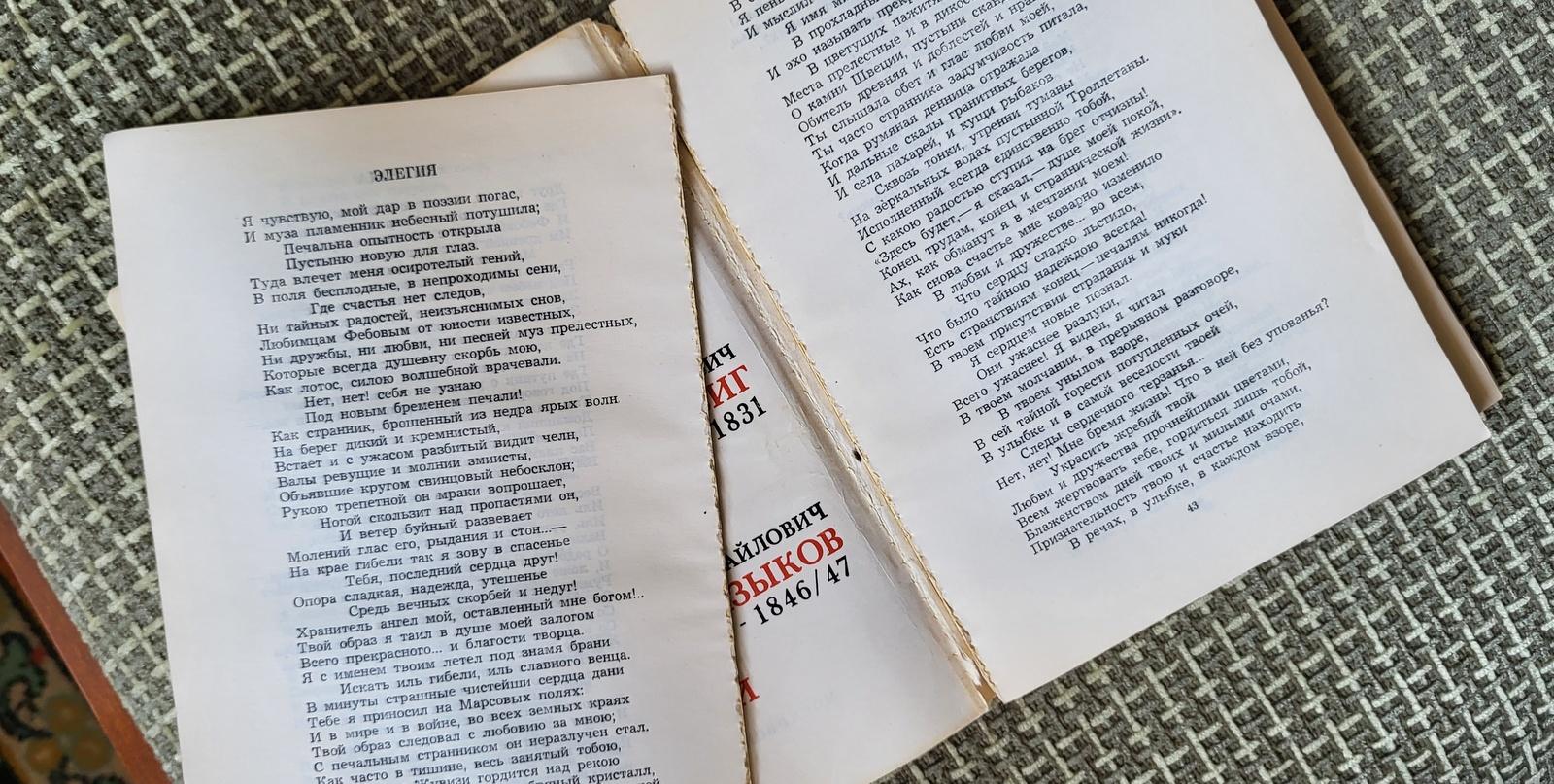 Fine XX secolo Libro vintage sull'URSS: 'Poeti dell'epoca di Pushkin' - Un viaggio letterario 1981, 1J62 in vendita