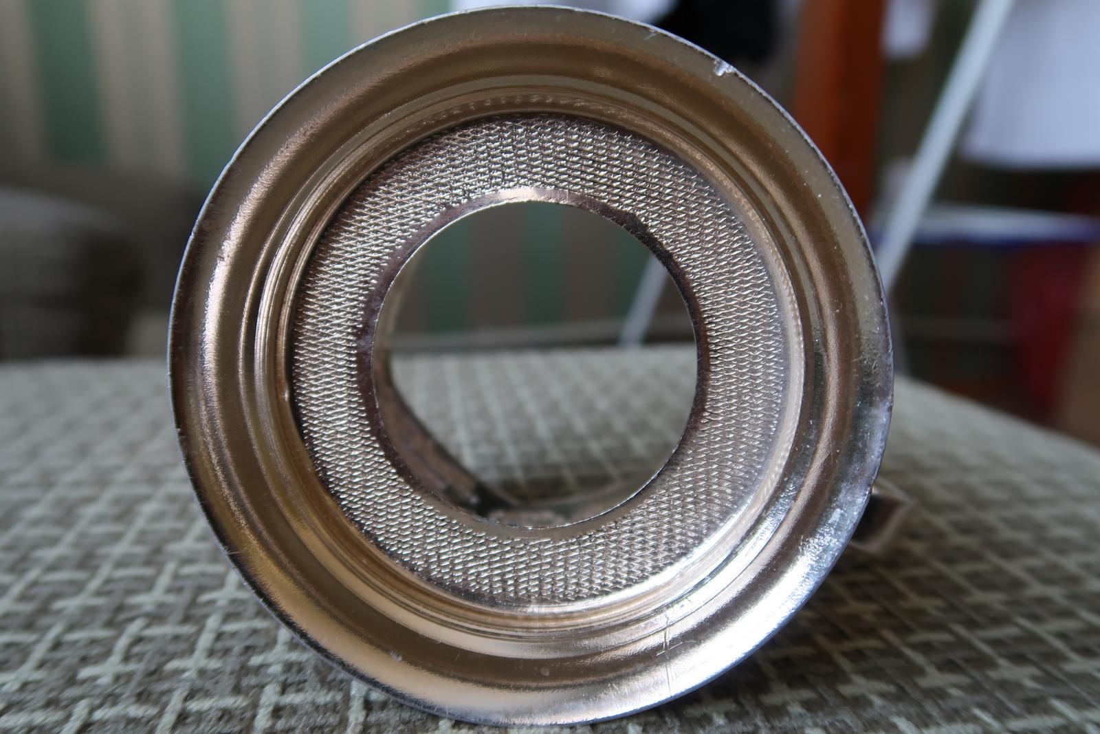 Vintage USSR Cup Holder: Engraved Bison and Trees, 1970s, 1J186 For Sale 5