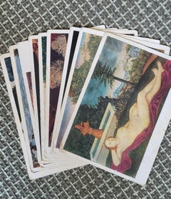 Vintage USSR Postcards, 9 Unused Lucas Cranach Masterpieces 1J14