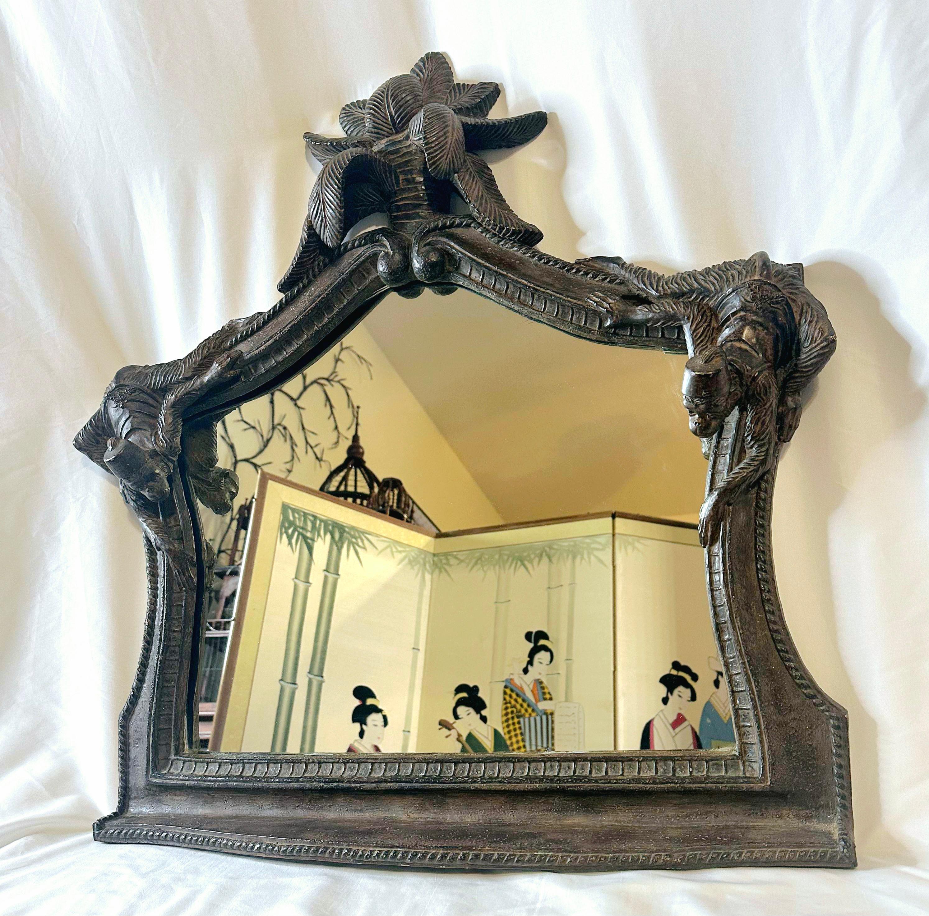 Vintage Uttermost Bellhop Monkey Mirror  For Sale 4