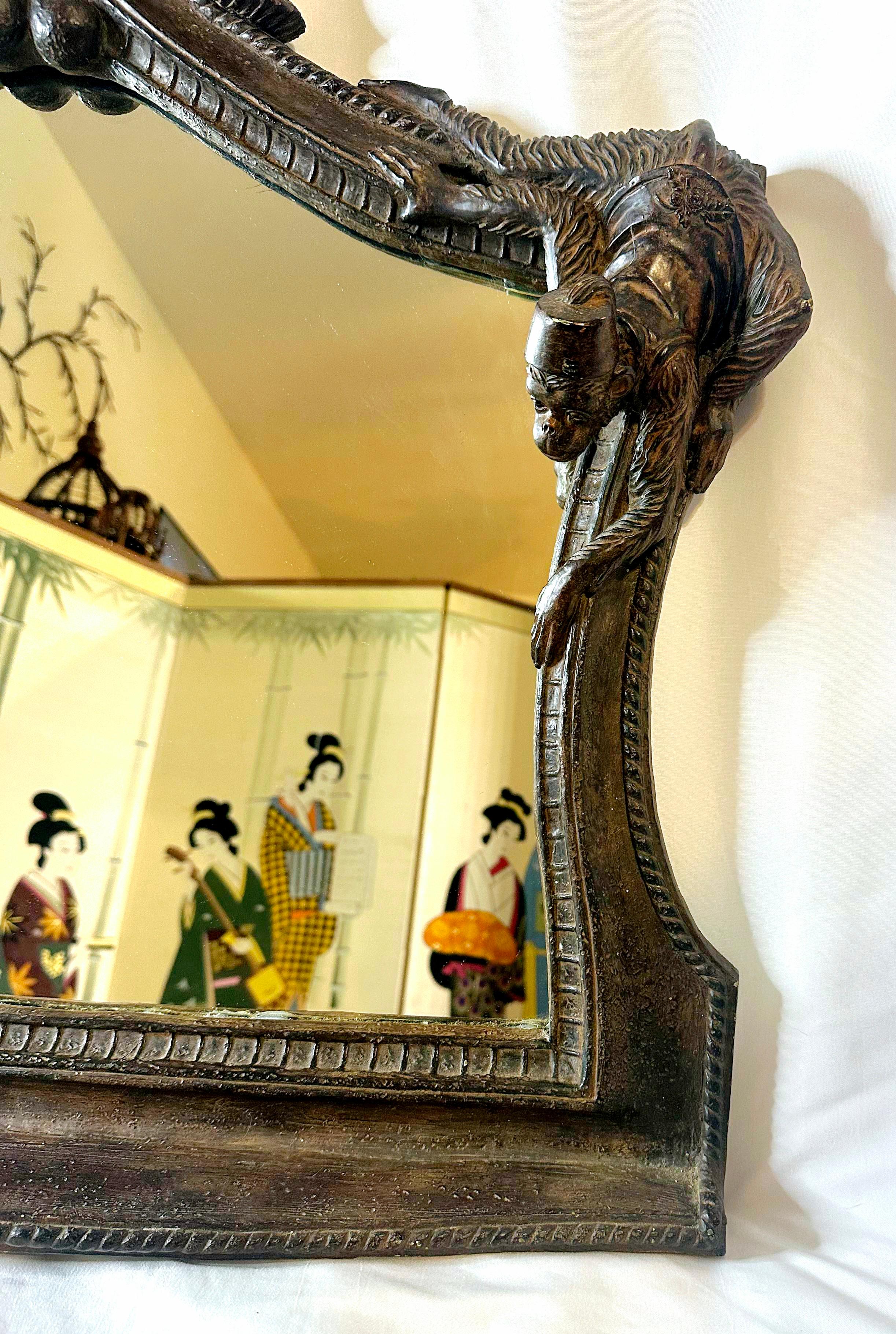 Miroir singe Uttermost Bellhop vintage  en vente 8